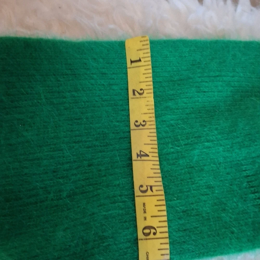 Nordstrom Green Angora Scarf